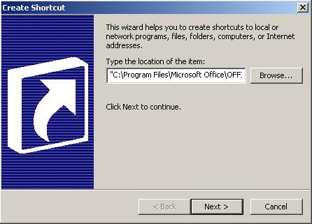 Shortcut Path