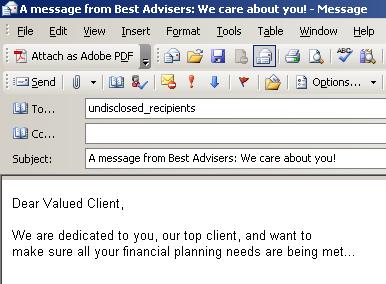 Stop Sending "Dear Valued Client" Emails - FPPad