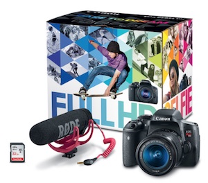 Canon EOS Rebel T6i Video Creator Kit